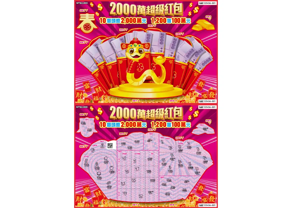 2,000萬超級紅包刮刮樂